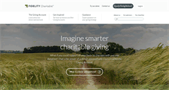 Desktop Screenshot of fidelitycharitable.org